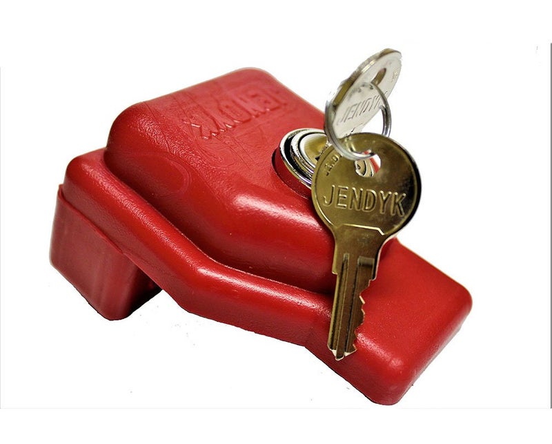 Jendyk Glad-KA Red Plastic Glad Hand Lock (Keyed Alike), 1 Pack - Image 1